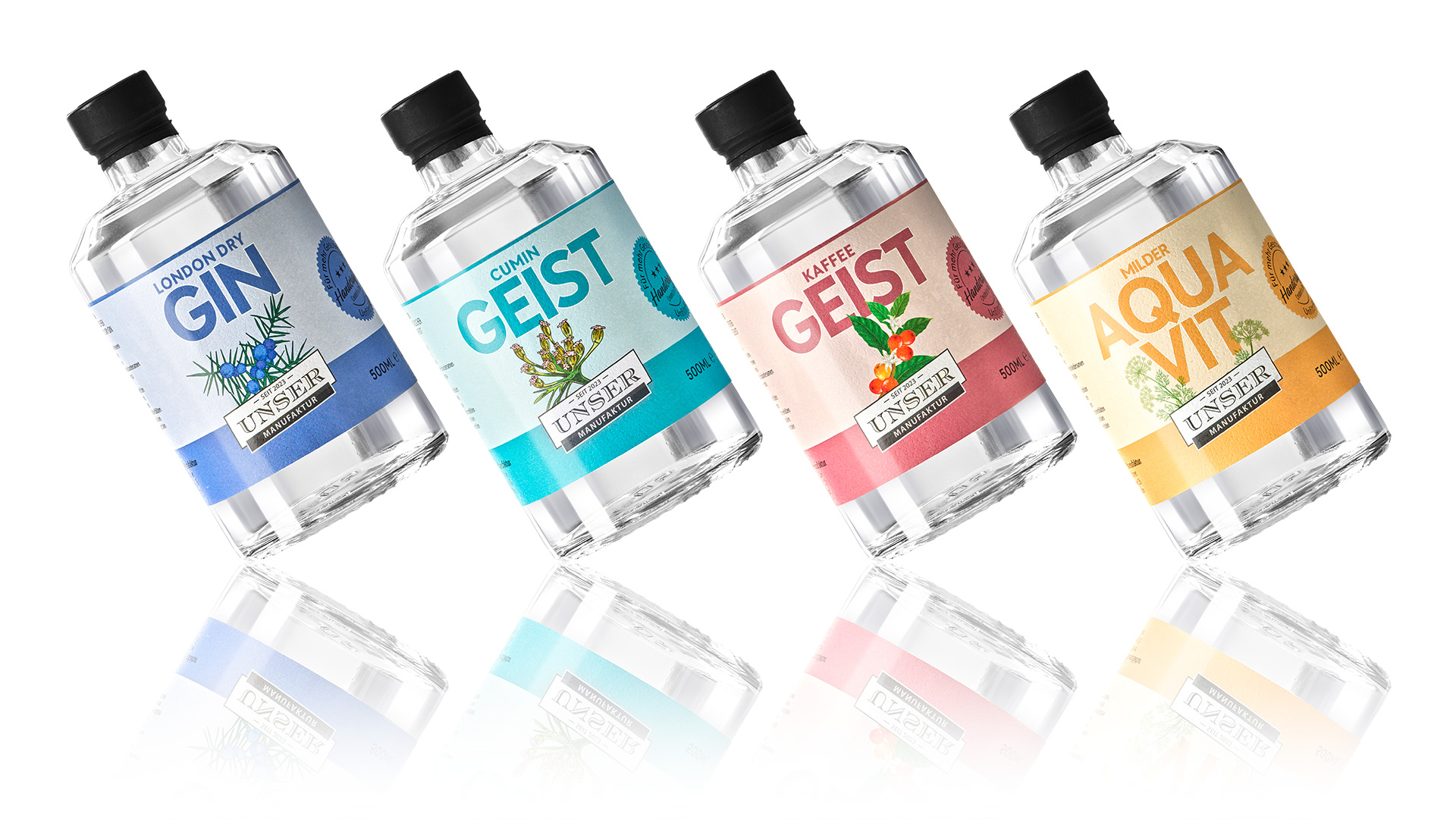 Eduard Unser – Unser Manufaktur. Handgemachte Premium-Spirituosen, klar im Geschmack, ehrlich in der Herstellung. Von der ersten Idee bis zur nummerierten Flasche – Genuss, der uns verbindet. London Dry Gin / Cumingeist / Kaffeegeist / Milder Aquavit